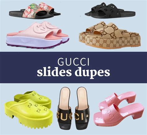 gucci pool slide dupe|gucci pool slides women's.